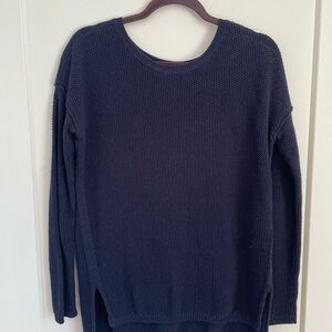 Vince Deep Blue Crew Neck Sweater